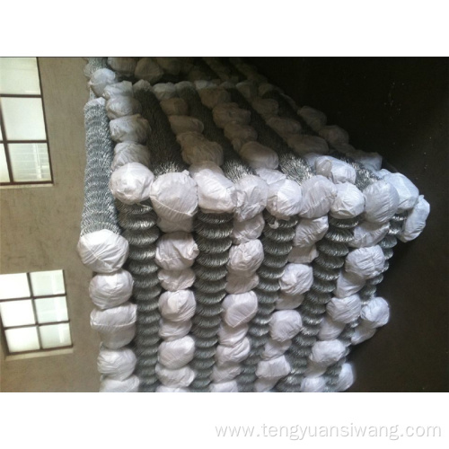 Diamond galvanized fence, steel wire anchor mesh